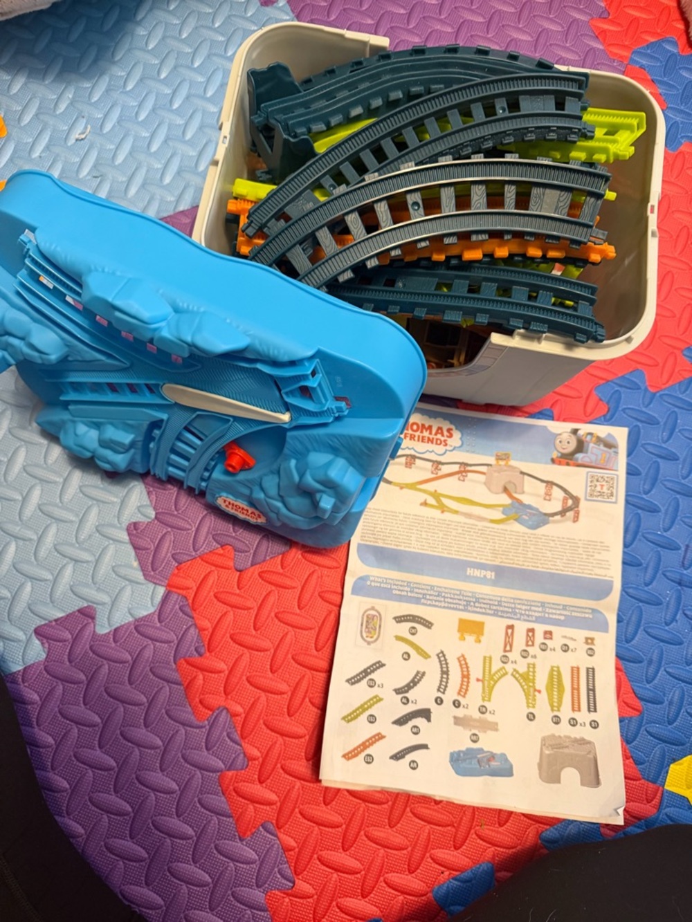 Thomas & Friends Expansion Train Track Set with Multicolor Tracks